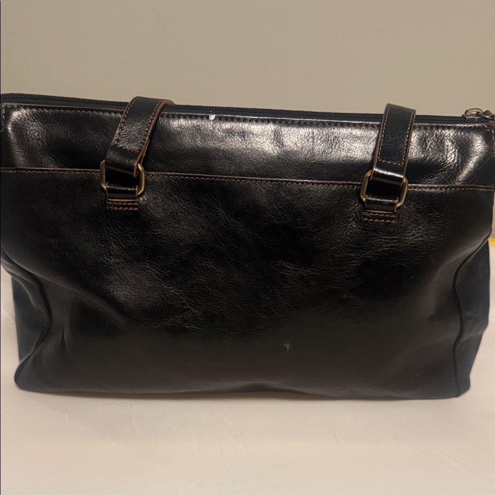 Etienne Aigner Black Leather Shoulder Bag - Picture 2 of 2